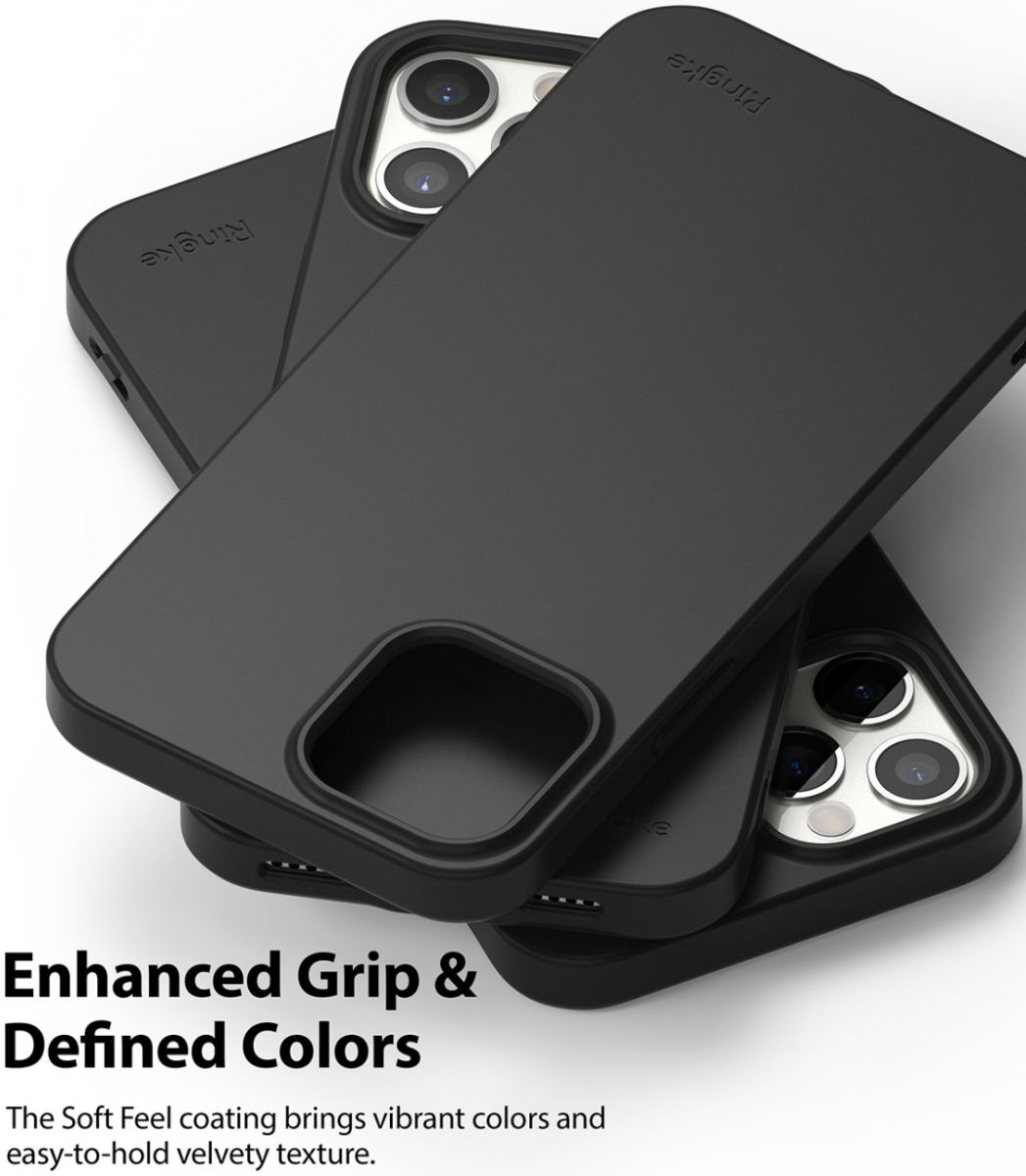 Ringke Air S Apple iPhone 12 Pro Max Hoesje Flexibel TPU Zwart afbeelding 6