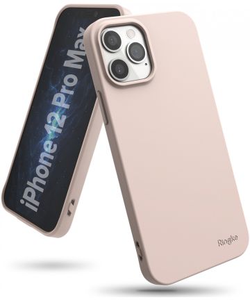 Ringke Air S Apple iPhone 12 Pro Max Hoesje Flexibel TPU Roze Hoesjes