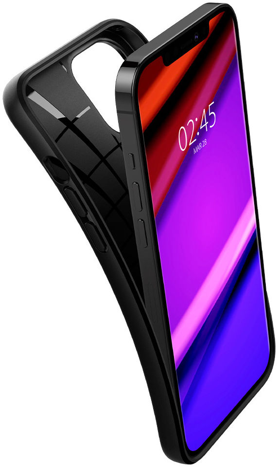 Spigen Core Armor Apple iPhone 12 Pro Max Hoesje Zwart afbeelding 2