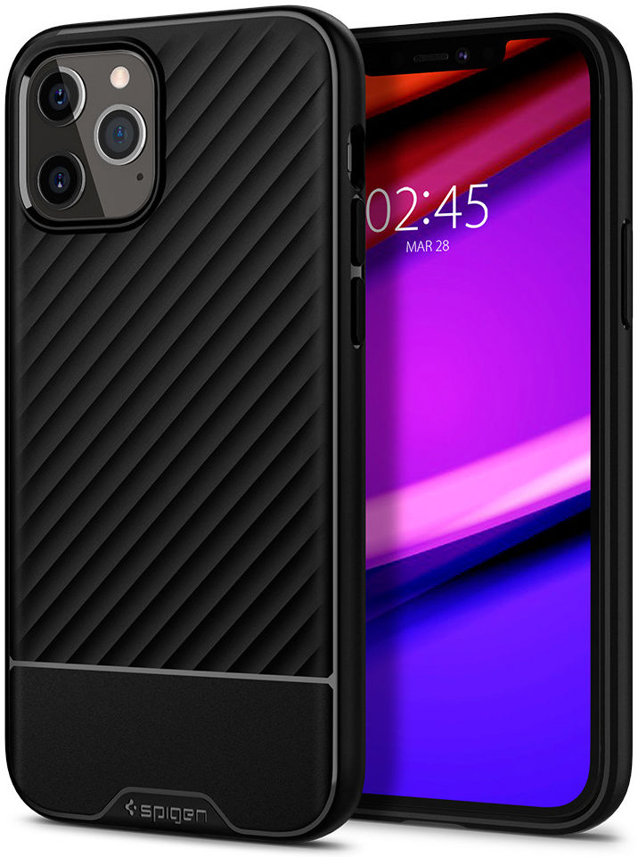 Spigen Core Armor Apple iPhone 12 Pro Max Hoesje Zwart afbeelding 1