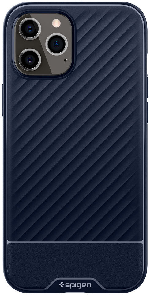 Spigen Core Armor Apple iPhone 12 Pro Max Hoesje Blauw afbeelding 4