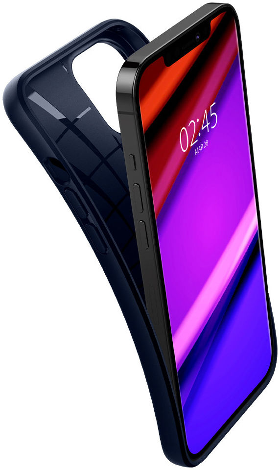 Spigen Core Armor Apple iPhone 12 Pro Max Hoesje Blauw afbeelding 2