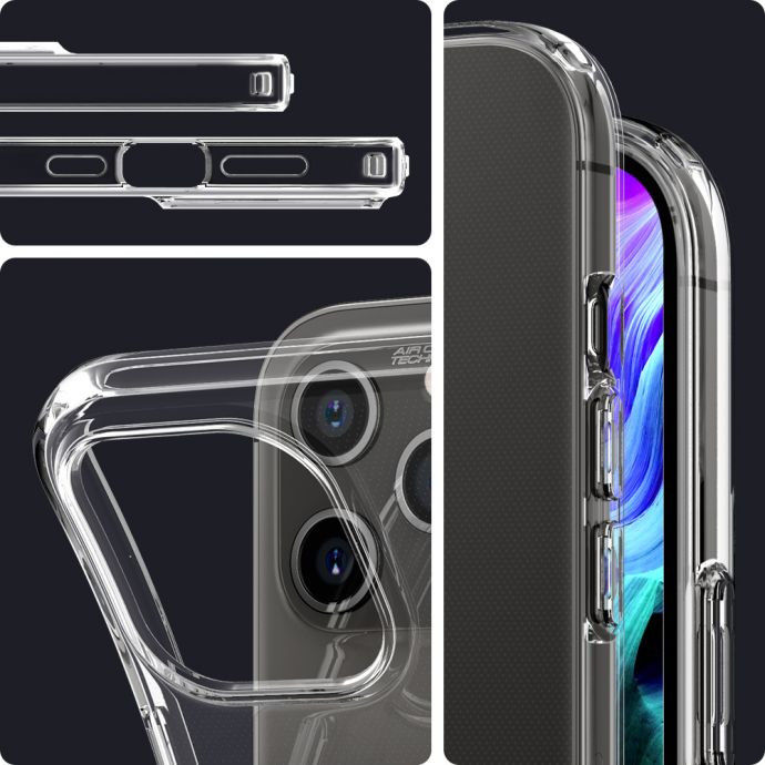 Spigen Crystal Flex Apple iPhone 12 Pro Max Hoesje Transparant Roze afbeelding 3