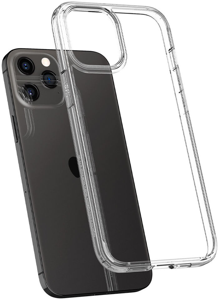 Spigen Crystal Hybrid Apple iPhone 12 Pro Max Hoesje Transparant afbeelding 2