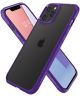 Spigen Crystal Hybrid Apple iPhone 12 Pro Max Hoesje Transparant/Paars