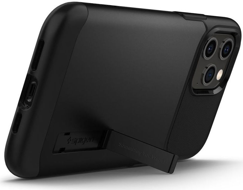 Spigen Slim Armor Apple iPhone 12 Pro Max Hoesje Zwart afbeelding 2