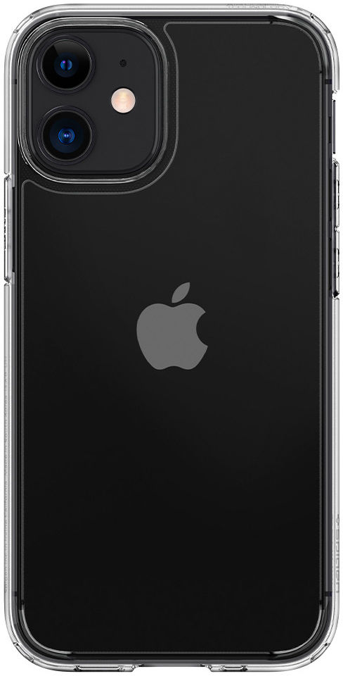 Spigen Crystal Hybrid Apple iPhone 12 / 12 Pro Hoesje Transparant afbeelding 3