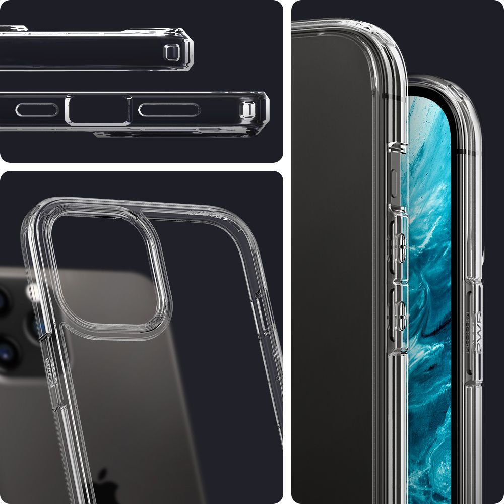 Spigen Crystal Hybrid Apple iPhone 12 / 12 Pro Hoesje Mint Groen afbeelding 2
