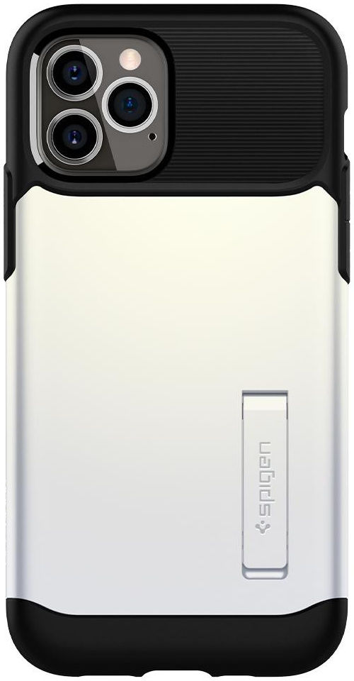 Spigen Slim Armor Apple iPhone 12 / 12 Pro Hoesje Wit afbeelding 2