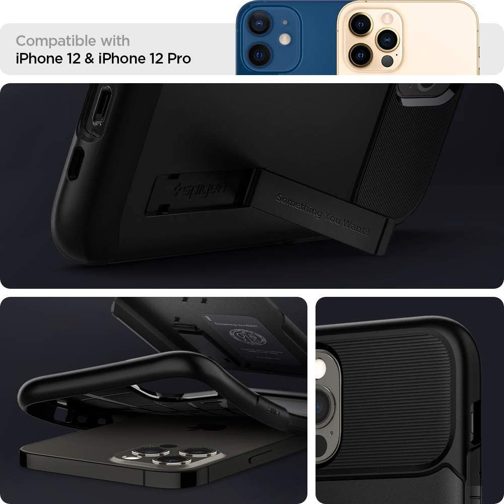 Spigen Slim Armor Apple iPhone 12 / 12 Pro Hoesje Wit afbeelding 8