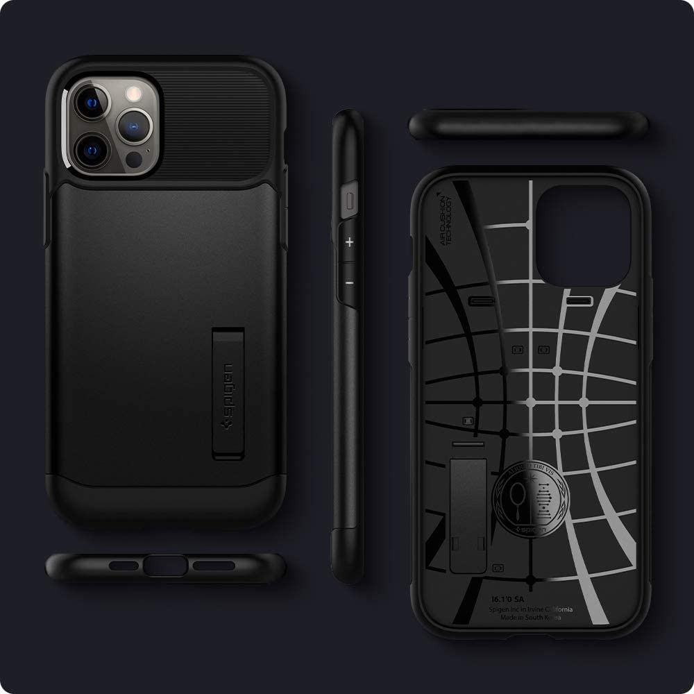 Spigen Slim Armor Apple iPhone 12 / 12 Pro Hoesje Wit afbeelding 6