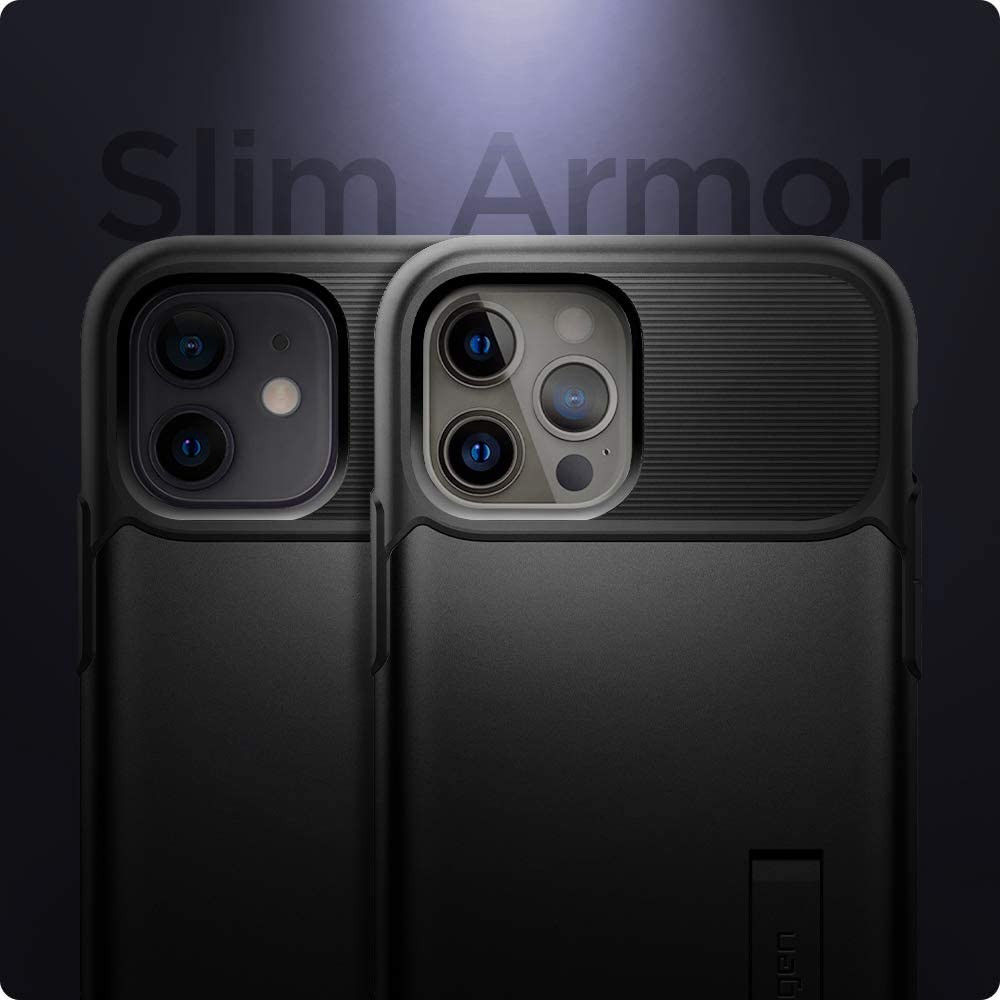 Spigen Slim Armor Apple iPhone 12 / 12 Pro Hoesje Wit afbeelding 7