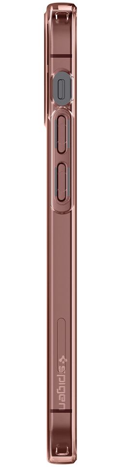Spigen Crystal Flex Apple iPhone 12 Mini Hoesje Roze Transparant afbeelding 6