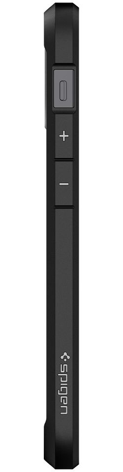 Spigen Crystal Hybrid Apple iPhone 12 Mini Hoesje Transparant Zwart afbeelding 6