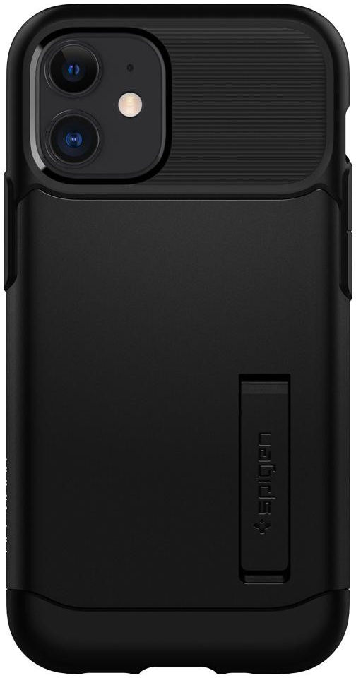Spigen Slim Armor Apple iPhone 12 Mini Hoesje Zwart afbeelding 3