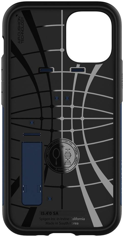 Spigen Slim Armor Apple iPhone 12 Mini Hoesje Blauw afbeelding 6