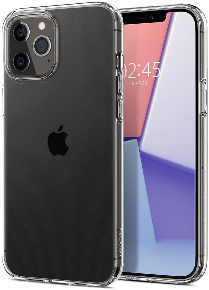 Spigen Liquid Crystal Apple iPhone 12 Pro Max Hoesje Transparant afbeelding 1