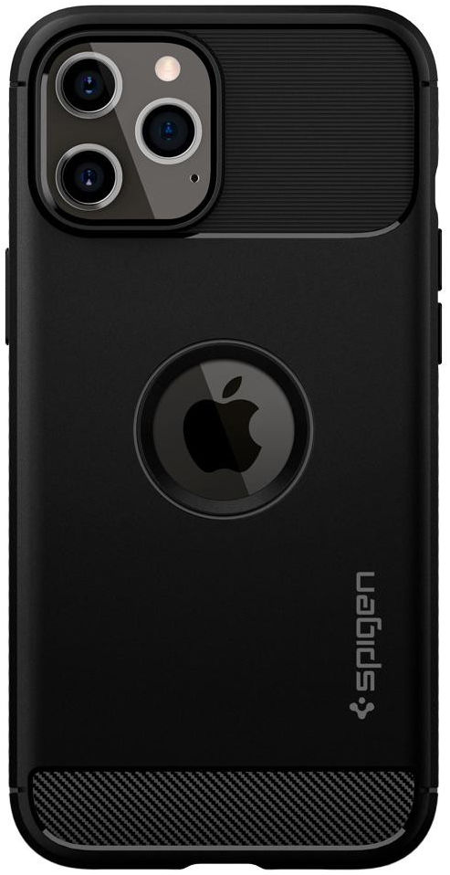 Spigen Rugged Armor Apple iPhone 12 Pro Max Hoesje Zwart afbeelding 4