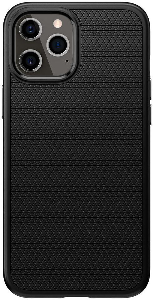 Spigen Liquid Air Apple iPhone 12 Pro Max Hoesje Zwart afbeelding 4