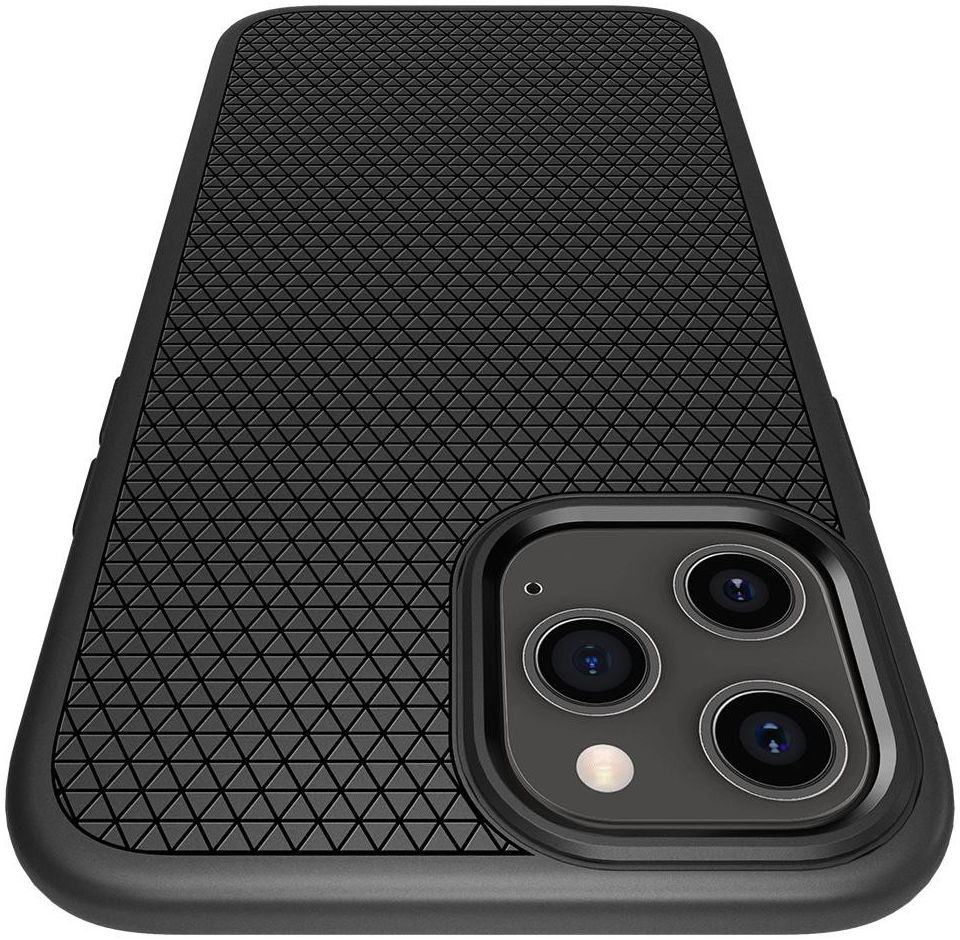 Spigen Liquid Air Apple iPhone 12 Pro Max Hoesje Zwart afbeelding 5