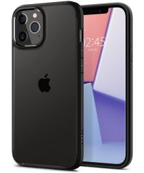 Spigen Ultra Hybrid Apple iPhone 12 Pro Max Hoesje Transparant/Zwart afbeelding