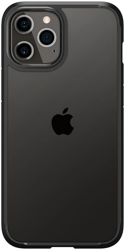Spigen Ultra Hybrid Apple iPhone 12 Pro Max Hoesje Transparant/Zwart afbeelding 4