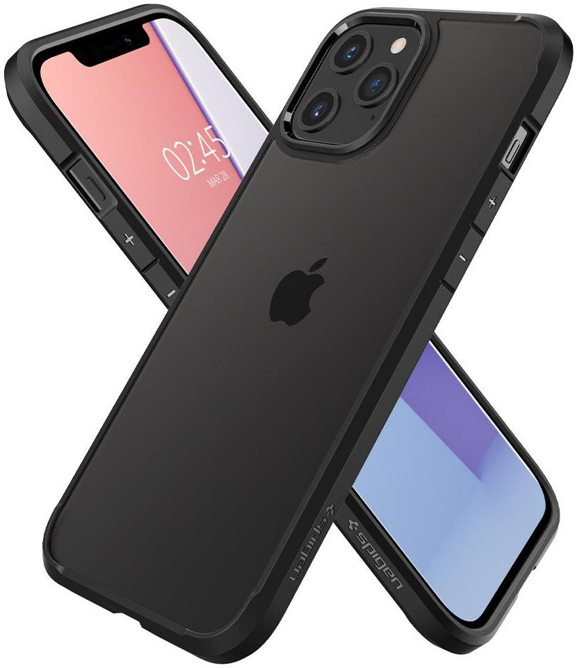 Spigen Ultra Hybrid Apple iPhone 12 Pro Max Hoesje Transparant/Zwart afbeelding 3