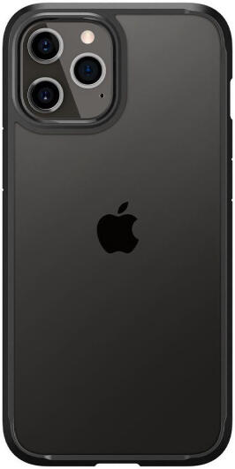 Spigen Ultra Hybrid Apple iPhone 12 Pro Max Hoesje Transparant/Zwart afbeelding 4