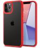 Spigen Ultra Hybrid Apple iPhone 12 Pro Max Hoesje Transparant/Rood