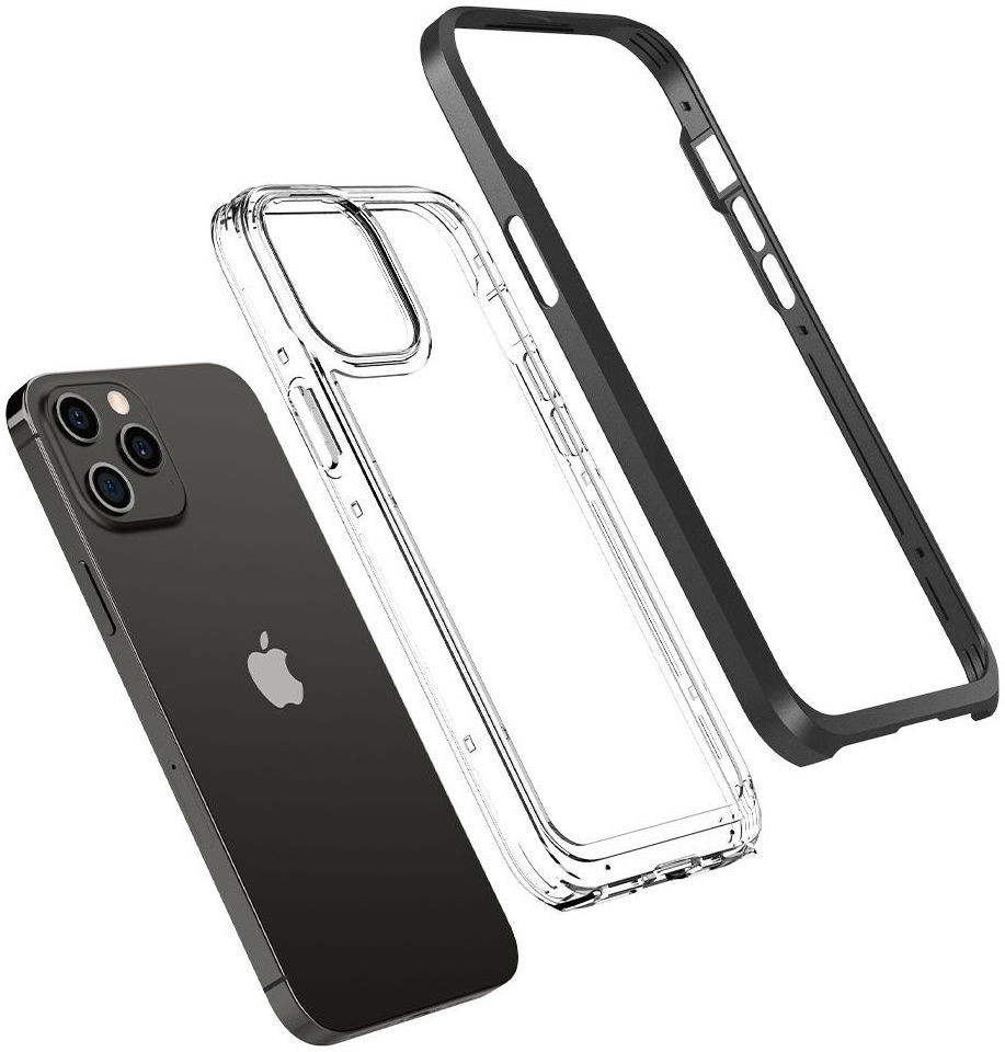 Spigen Neo Hybrid Apple iPhone 12 Pro Max Hoesje Zwart afbeelding 3