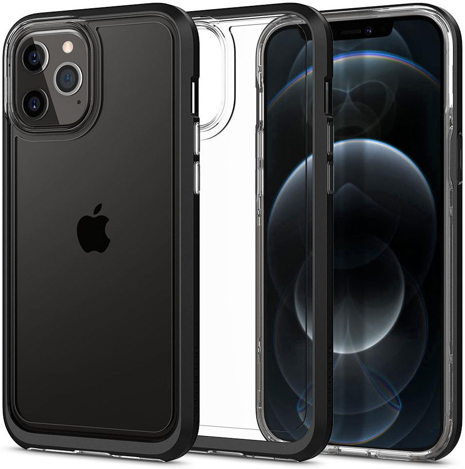 Spigen Neo Hybrid Apple iPhone 12 Pro Max Hoesje Zwart afbeelding 7