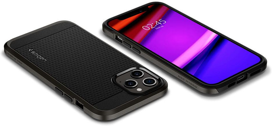 Spigen Neo Hybrid Apple iPhone 12 Pro Max Hoesje Gunmetal afbeelding 5