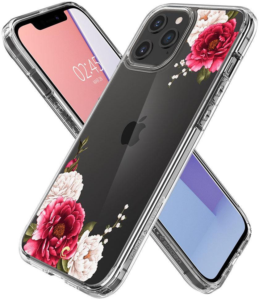Spigen Cyrill Cecile Apple iPhone 12 Pro Max Hoesje Red Floral afbeelding 3