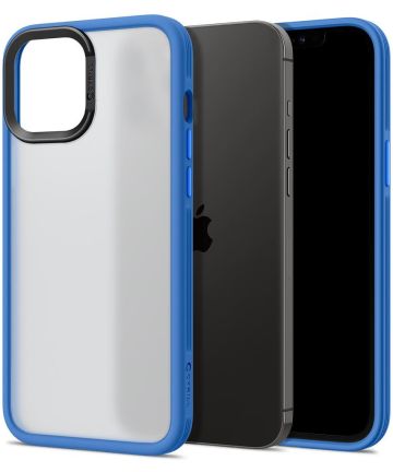 Spigen Cyrill Color Brick Apple iPhone 12 Pro Max Hoesje Blauw Hoesjes
