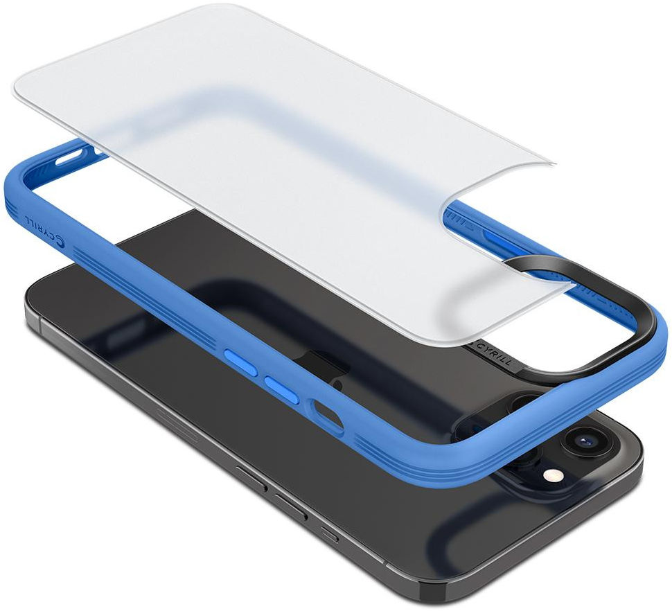 Spigen Cyrill Color Brick Apple iPhone 12 Pro Max Hoesje Blauw afbeelding 4