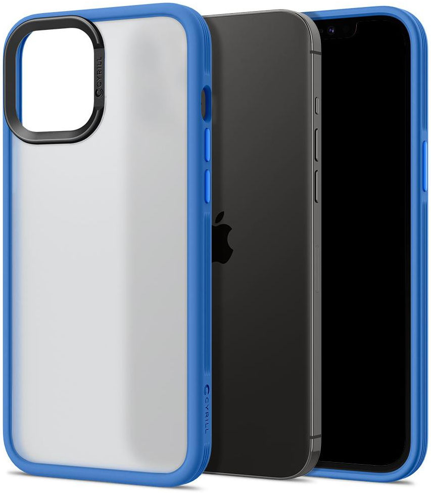 Spigen Cyrill Color Brick Apple iPhone 12 Pro Max Hoesje Blauw afbeelding 1