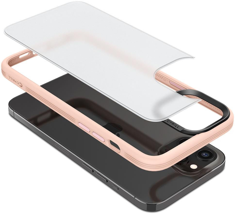 Spigen Cyrill Color Brick Apple iPhone 12 Pro Max Hoesje Roze afbeelding 4