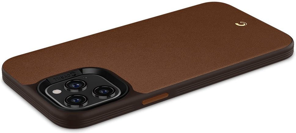 Spigen Cyrill Leather Brick Apple iPhone 12 Pro Max Hoesje Bruin afbeelding 5
