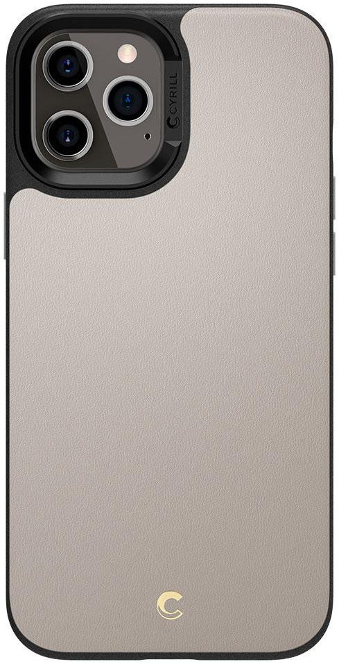 Spigen Cyrill Leather Brick Apple iPhone 12 Pro Max Hoesje Zwart afbeelding 3