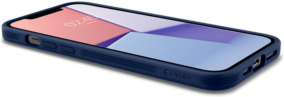 Spigen Cyrill Basic Apple iPhone 12 Pro Max Hoesje Leather Blauw afbeelding 6