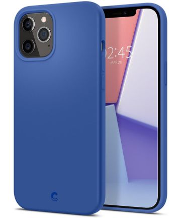 Spigen Ciel by Cyrill Silicone Apple iPhone 12 Pro Max Hoesje Blauw Hoesjes
