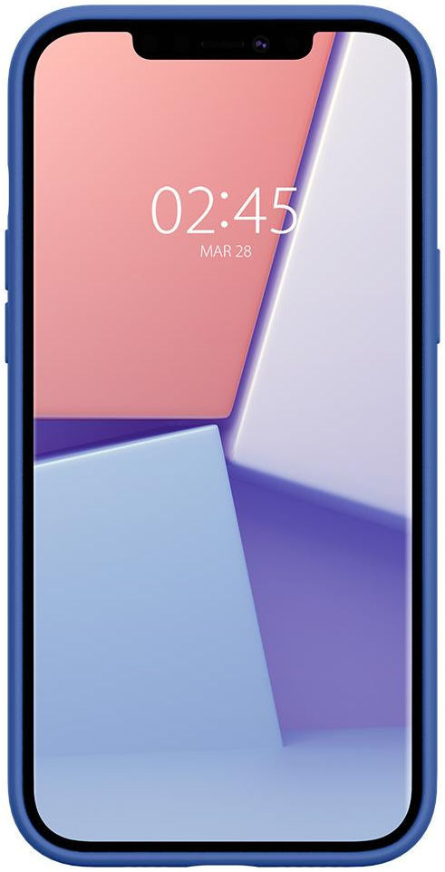 Spigen Cyrill Silicone Apple iPhone 12 Pro Max Hoesje Blauw afbeelding 4