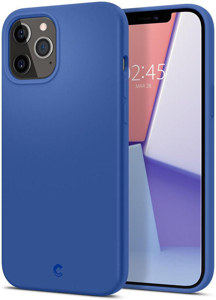 Spigen Cyrill Silicone Apple iPhone 12 Pro Max Hoesje Blauw afbeelding 1