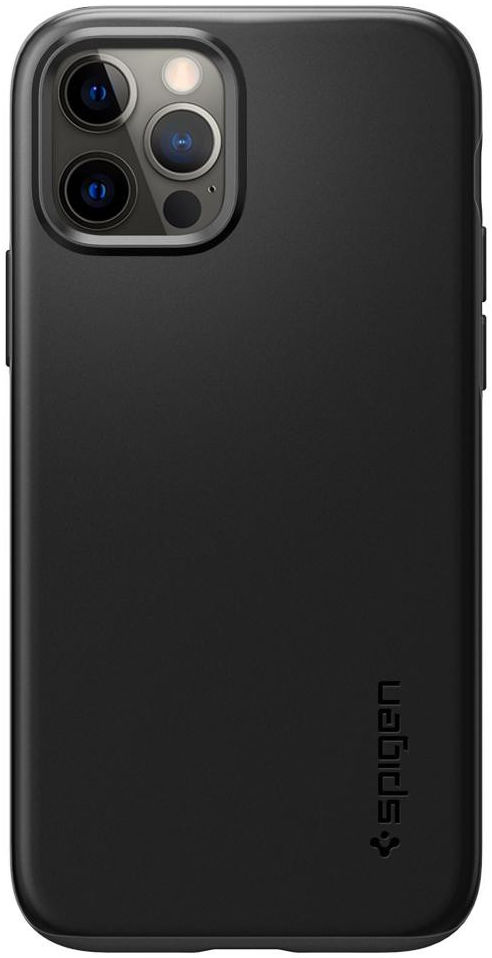 Spigen Thin Fit Apple iPhone 12 / 12 Pro Hoesje Zwart afbeelding 6