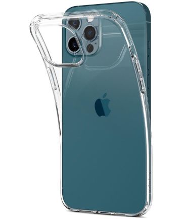 Spigen Liquid Crystal iPhone 12 / 12 Pro Hoesje Transparant Hoesjes