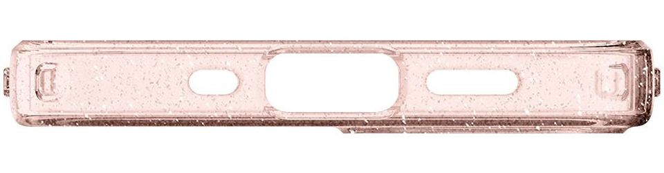 Spigen Liquid Crystal iPhone 12 / 12 Pro Hoesje Glitter Rose Quartz afbeelding 14