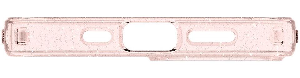 Spigen Liquid Crystal iPhone 12 / 12 Pro Hoesje Glitter Rose Quartz afbeelding 7