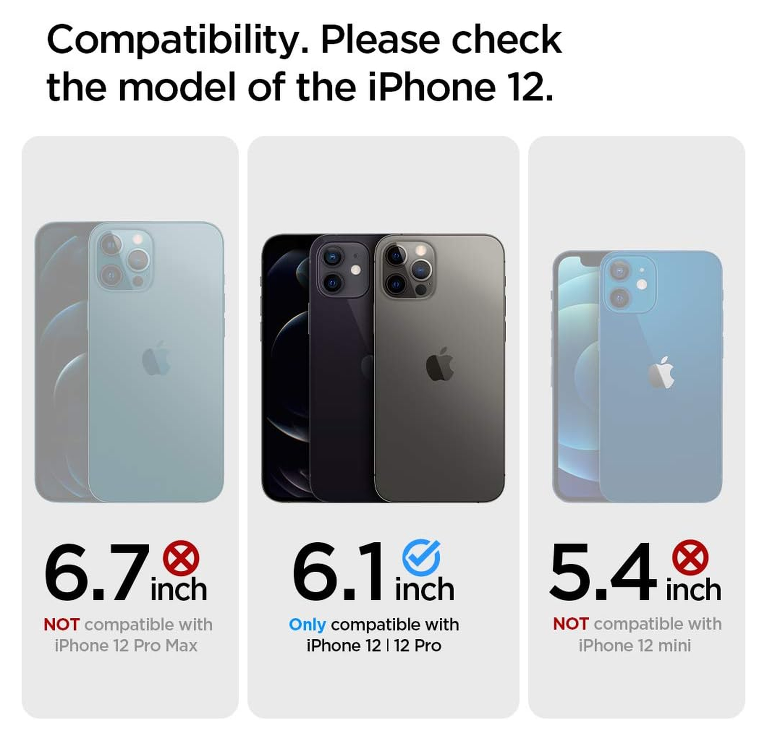 Spigen Rugged Armor Apple iPhone 12 / 12 Pro Hoesje Zwart afbeelding 3