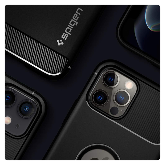 Spigen Rugged Armor Apple iPhone 12 / 12 Pro Hoesje Zwart afbeelding 9