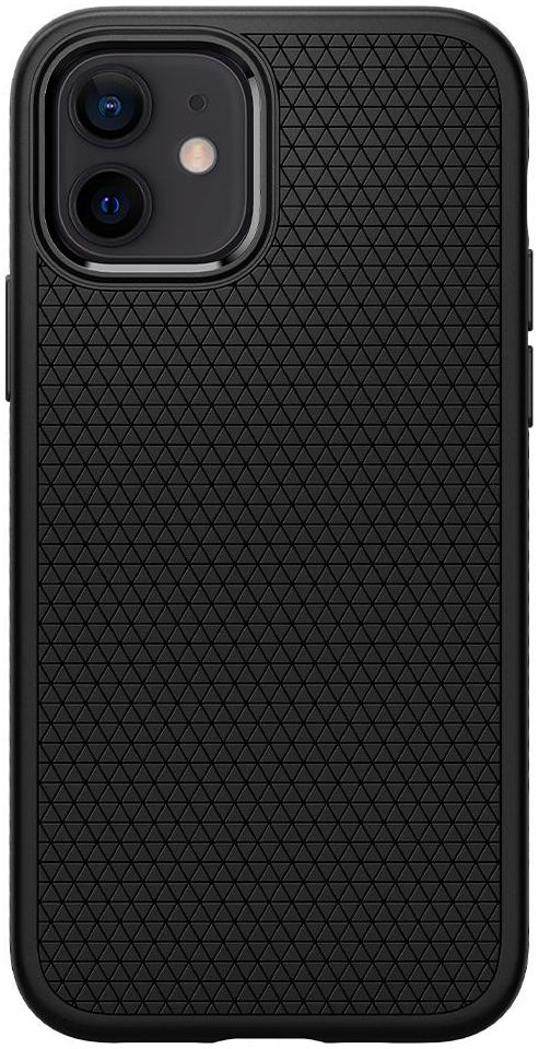 Spigen Liquid Air Apple iPhone 12 / 12 Pro Flexibel Hoesje Mat Zwart afbeelding 11